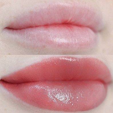 Перманентный макияж губ До/После