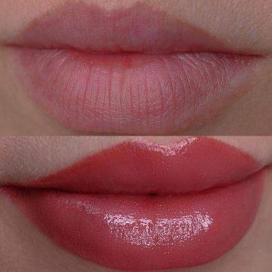 Перманентный макияж губ До/После